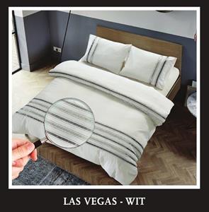 The Luxury Home Collection Hotel Home Collection - Dekbedovertrek - Las Vegas - Wit