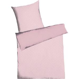 Kaeppel Wendebettwäsche Mako-Satin rosa Gr. 155 x 220 + 80 x 80