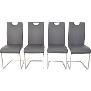 Home affaire Vrijdragende stoel Lara (set, 4 stuks)