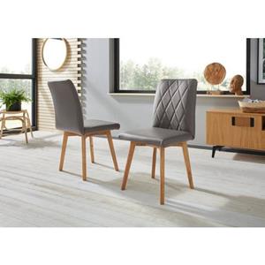 Premium collection by Home affaire Stoel Brest Frame van eiken massief hout geolied (set, 2 stuks)