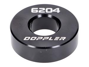 Doppler Lagerdummy  Alu CNC zwart voor 6204 Lager