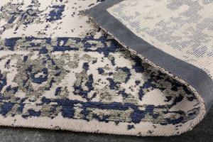 Teppich »HERITAGE 230x160cm beige grau blau«, riess-ambiente, rechteckig, Höhe 5 mm, Wohnzimmer · Webstoff · Vintage · Orientalisch