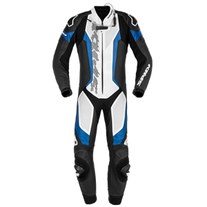 Spidi Laser Pro Perforated Black Blue 1 Piece Racing Suit