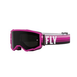 FLY Racing Zone Goggle Pink Black W Dark Smoke