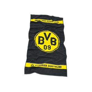 Borussia Dortmund BVB-Handtuch Emblem 50x100 cm schwarz Gr. 50 x 100