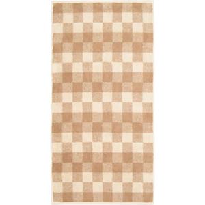 Cawö Handtücher Natural Karo 6217 - Farbe: natur-caramel - 33 Handtuch 50x100 cm