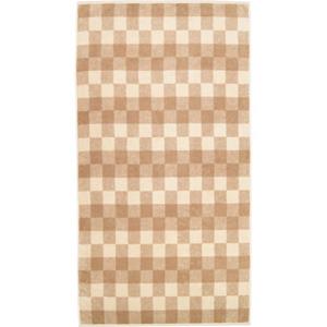 Cawö Handtücher Natural Karo 6217 - Farbe: natur-caramel - 33 Duschtuch 80x150 cm