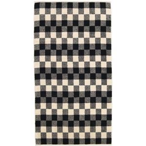 Cawö Handtücher Natural Karo 6217 - Farbe: natur-schwarz - 39 Duschtuch 80x150 cm