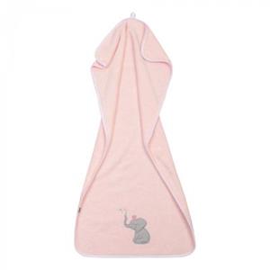 Smithy Kinderhandtuch Pastellflausch Elefant rosa 50 x 100 cm Handtücher