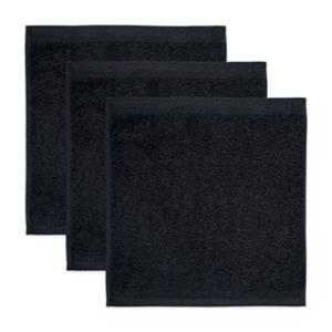 Möve Seiftuch Superwuschel 3er-Pack schwarz Gr. 30 x 30