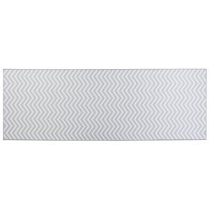 BELIANI Vloerkleed wit/grijs 70 x 200 cm SAIKHEDA