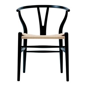 Carl Hansen & Søn Wishbone Stoel CH24 Beuken - Black / Naturel