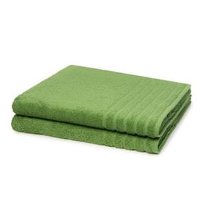 Wewofashion 2 X Duschtuch - Im Set AIDA Handtücher grün