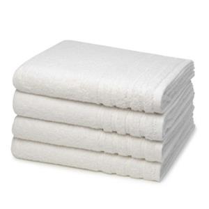 Wewofashion 4 X Handtuch - im Set AIDA Handtücher weiß