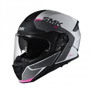 SMK Gullwing Kresto White Pink Modular Helmet