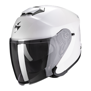 Scorpion EXO-S1 Pearl White Jet Helmet