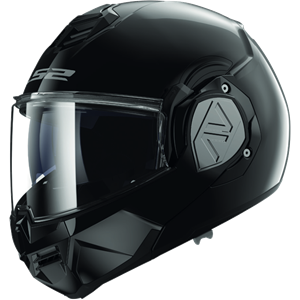 LS2 FF906 Advant Solid Gloss Black Modular Helmet