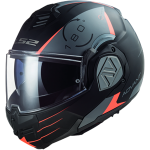 LS2 FF906 Advant Codex Matt Black Titanium Modular Helmet