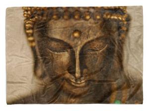 Sinus Art Handtücher »Handtuch Strandhandtuch Saunatuch Kuscheldecke mit Fotomotiv Buddha Meditation« (1-St), Handtuch