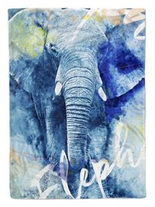 Sinus Art Handtücher »Handtuch Strandhandtuch Saunatuch Kuscheldecke SplashArt Tier Serie Kunstvoll Big Elephan« (1-St), Handtuch