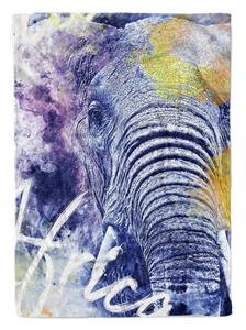 Sinus Art Handtücher »Handtuch Strandhandtuch Saunatuch Kuscheldecke SplashArt Tier Serie Kunstvoll Elephant Af« (1-St), Handtuch