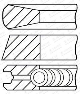 Goetze Engine Kolbenringsatz  08-140200-00