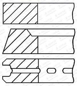 Goetze Engine Kolbenringsatz  08-520100-00