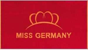 Miss germany Strandtuch »« (1-St), Velours, mit großem Logo-Motiv