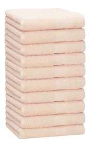 Betz Handtücher »10 Stück Handtücher Premium 100% Baumwolle 50x100 cm beige«