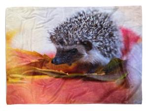 Sinus Art Handtücher »Handtuch Strandhandtuch Saunatuch Kuscheldecke mit Tiermotiv keiner süßer Igel« (1-St), Handtuch