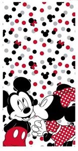 Empireposter Handtuch »Disney - Mickey und Minnie - Baumwoll Handtuch - 70x140 cm - Strandtuch Badetuch«