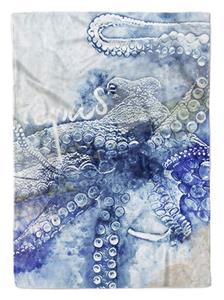 Sinus Art Handtücher »Handtuch Strandhandtuch Saunatuch Kuscheldecke SplashArt Tier Serie Kunstvoll Octopus Mot« (1-St), Handtuch