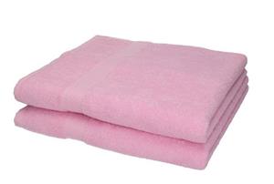 Betz Duschtücher »2 Stück Duschtücher Palermo 100% Baumwolle 70 x 140 cm Farbe rosé«