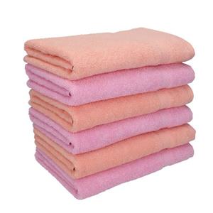 Betz Handtücher »6 Stück Handtücher Palermo 100% Baumwolle Größe 50 x 100 cm Handtuch Set Farbe apricot und rosé«