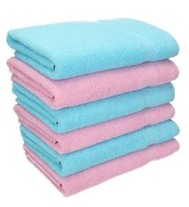 Betz Handtücher »6 TLG. Handtuch Set Palermo Farbe rosé & türkis 100% Baumwolle 6 Handtücher 50x100 Farbe rosé und türkis«