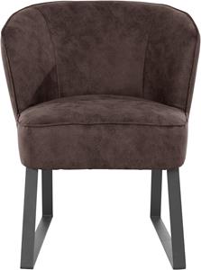 Exxpo - Sofa Fashion Sessel, mit Keder und Metallfüßen, Bezug in verschiedenen Qualitäten, Frei im Raum stellbar