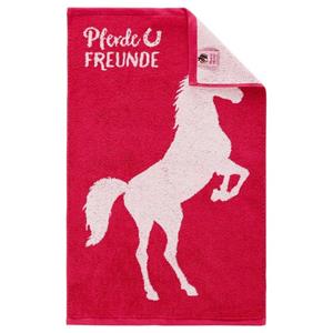 Dyckhoff Handtuch » Kinderfrottierserie 'Pferdefreunde' Handtuch 50 x 70 cm Pink«