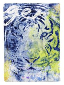 Sinus Art Handtücher »Handtuch Strandhandtuch Saunatuch Kuscheldecke SplashArt Tier Serie Kunstvoll Tiger Wild« (1-St), Handtuch