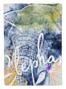 Sinus Art Handtücher »Handtuch Strandhandtuch Saunatuch Kuscheldecke SplashArt Tier Serie Kunstvoll Wild Elepha« (1-St), Handtuch