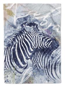 Sinus Art Handtücher »Handtuch Strandhandtuch Saunatuch Kuscheldecke SplashArt Tier Serie Kunstvoll Zebra II Mo« (1-St), Handtuch