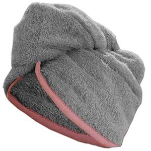 HOMELEVEL Turban-Handtuch (1-St), Frottee Haarturban Turban mit Knopf für Erwachsene aus 100% Baumwolle, saugstark, Stabiler Halt