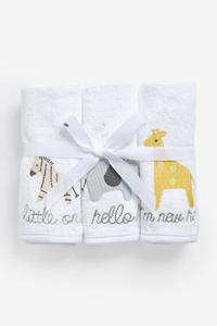 Next Handtücher »Safari Waschlappen aus Baumwolle im 3er-Pack« (3-St)