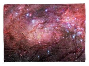 Sinus Art Handtücher »Handtuch Strandhandtuch Saunatuch Kuscheldecke mit Fotomotiv Galaxie Universum« (1-St), Handtuch