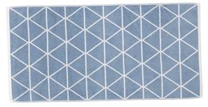 Framsohn frottier Duschtuch »framsohn Duschtuch 'Triangle Graphics' 67 x 140 cm Niagara - Blau«