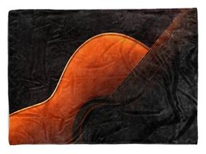 Sinus Art Handtücher »Handtuch Strandhandtuch Saunatuch Kuscheldecke mit Fotomotiv Gitarre Musik Schö« (1-St), Handtuch