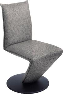 K+w Komfort & Wohnen Drehstuhl Drive, Flachgewebe 775, Stuhl mit federnder Sitzschale, Drehteller in Metall schwarz Struktur
