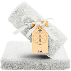 Liebenstein Handtuch »Premium Gästehandtuch 50x100 cm aus feinster Baumwolle« (2-St), außergewöhnlich weich und saugstark