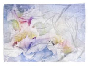 Sinus Art Handtücher »Handtuch Strandhandtuch Saunatuch Kuscheldecke mit Fotomotiv Blumen Blüten Kuns« (1-St), Handtuch