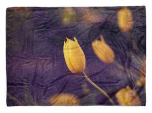 Sinus Art Handtücher »Handtuch Strandhandtuch Saunatuch Kuscheldecke mit Fotomotiv Blumen Blüten Somm« (1-St), Handtuch