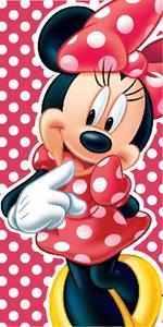 Empireposter Handtuch »Minnie Mouse - Punkte - Mikrofaser Strandtuch 70x140 cm«